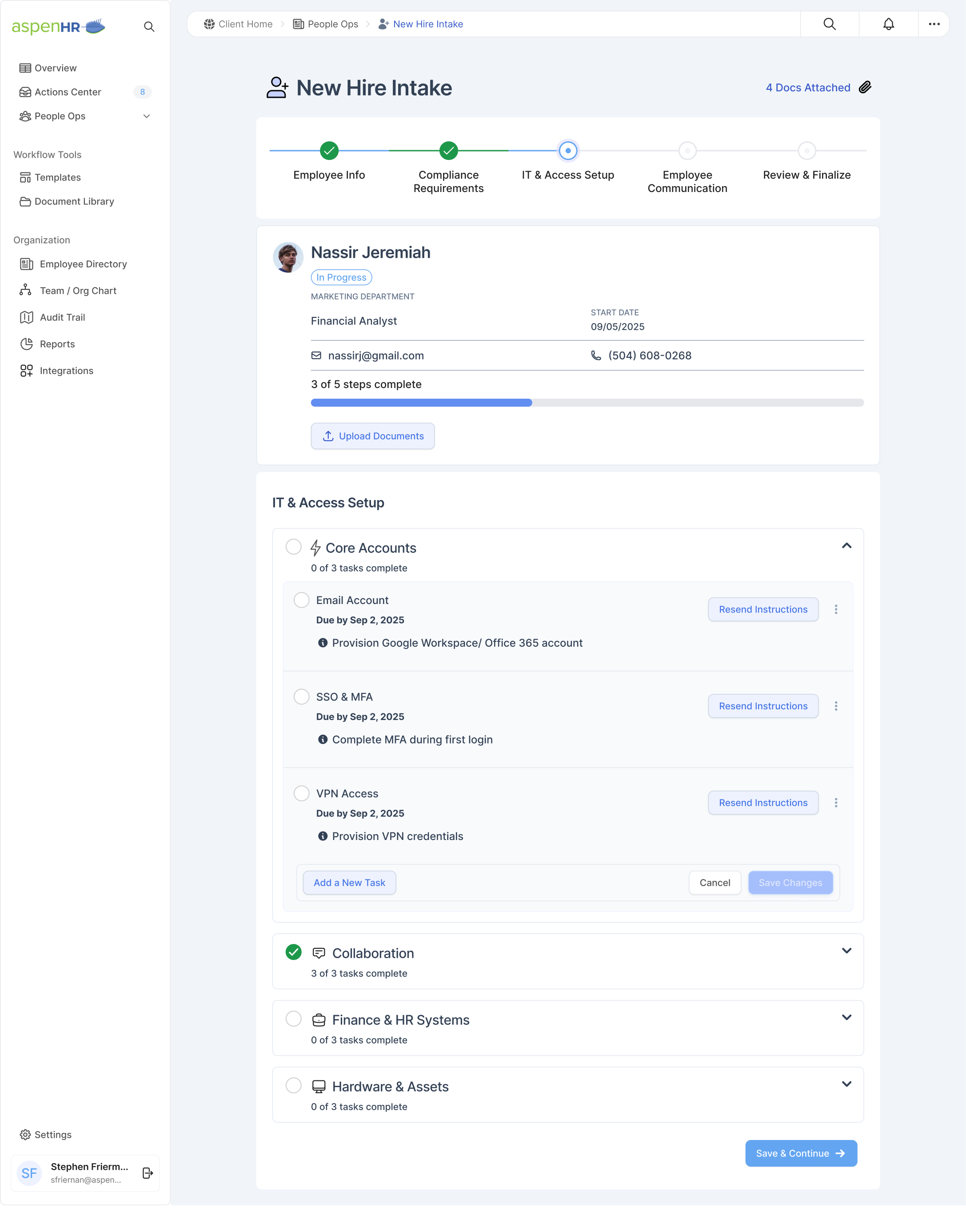 Provisioning & access